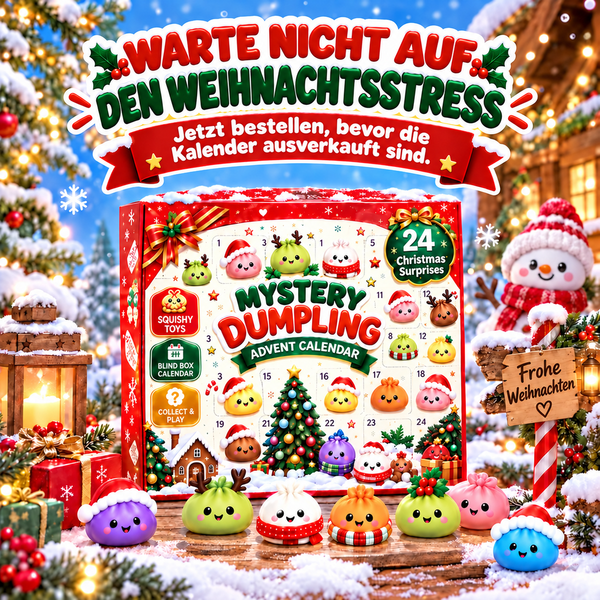 Squishy-Adventskalender – 24 Überraschungen