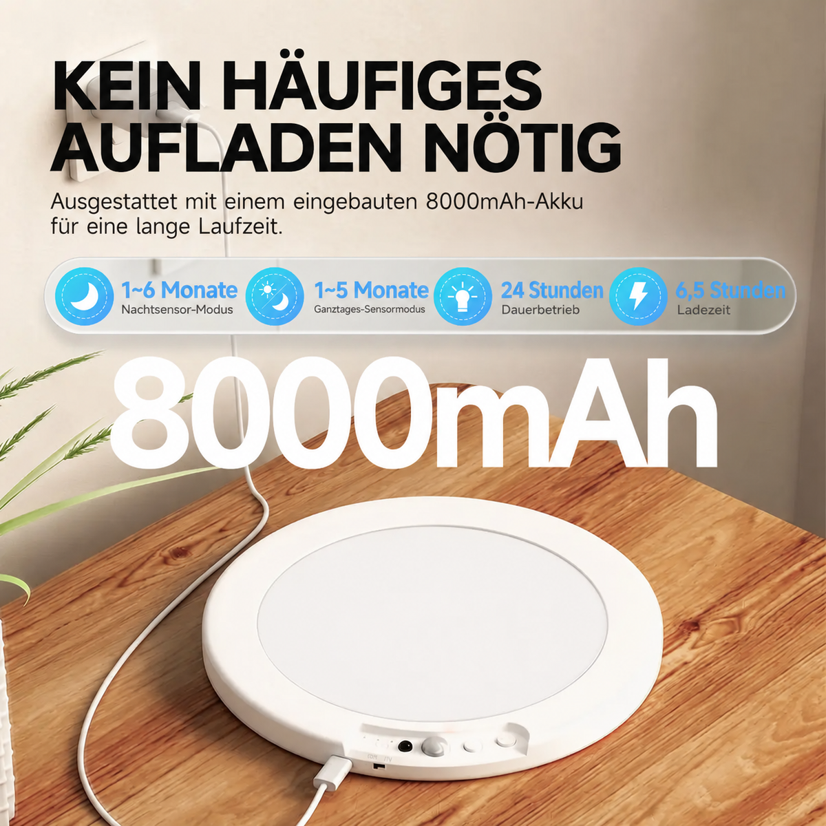 SensoGlow™ LED-Deckenleuchte mit Bewegungsmelder
