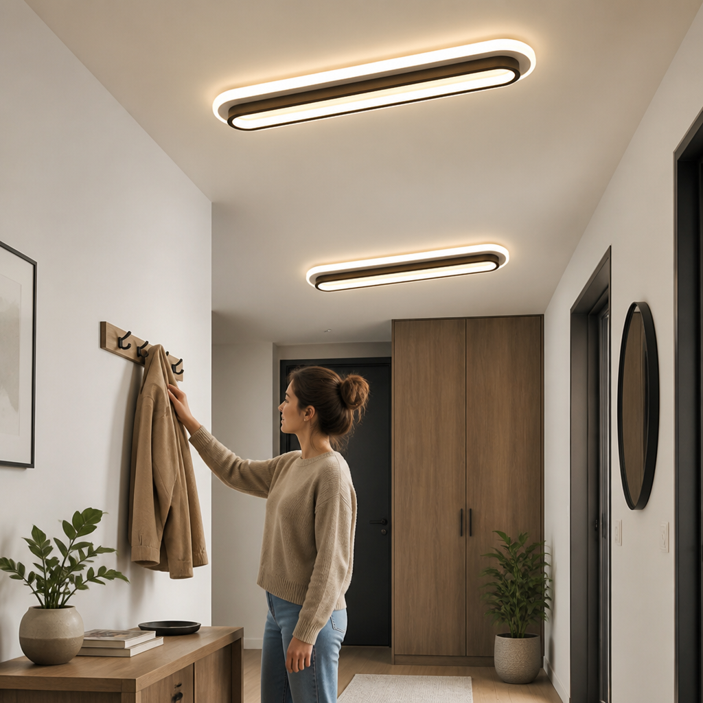 Schlankes LED-Oval-Deckenleuchte Aufbauleuchte (Mehrere Größen)
