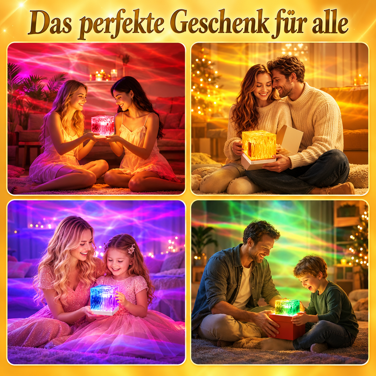 Aurora Lampe als Geschenk für Frauen, Paare und Kinder