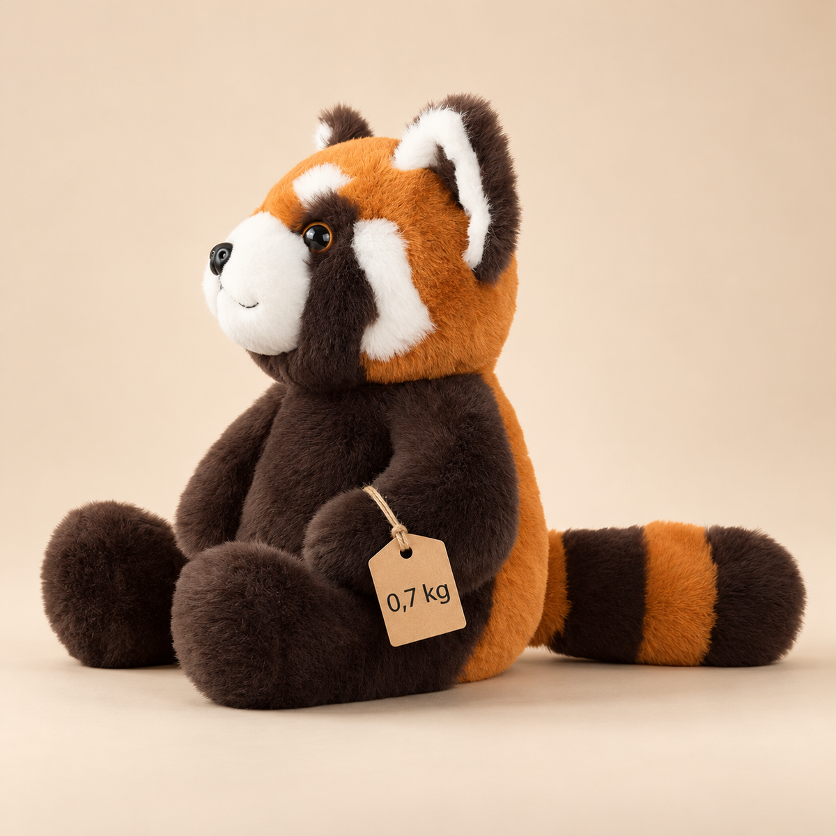 Wärmekuscheltier Roter Panda für die Mikrowelle – Gewichtskuscheltier ca. 0,7 kg
