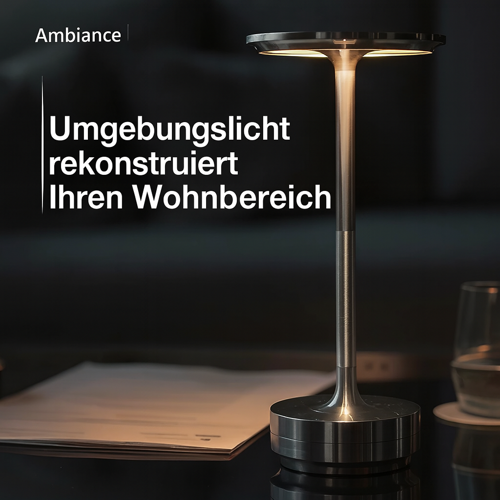 LumiAura – Kabellose Eleganz & stimmungsvolles Licht