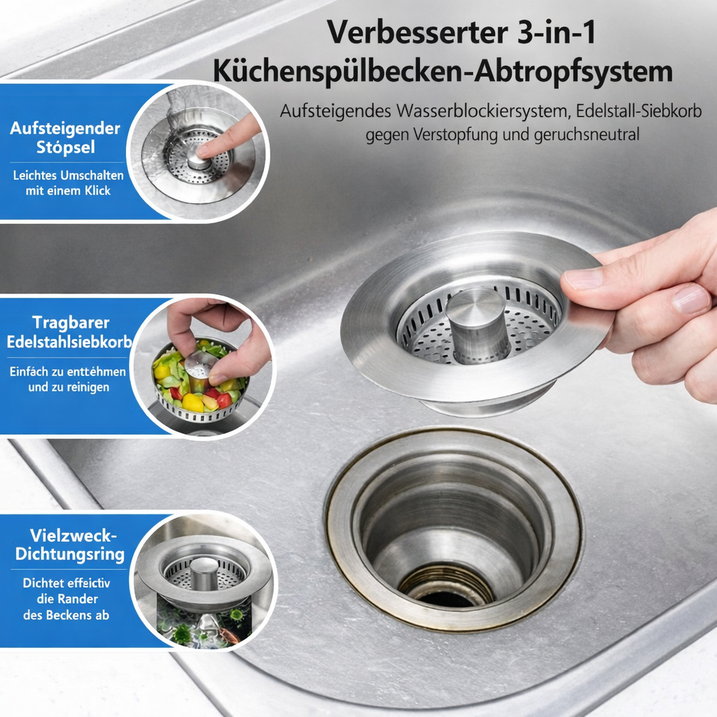 Aquastar™ — Mach deine Spüle zum geruchsfreiem Wohlfühl-Hotspot