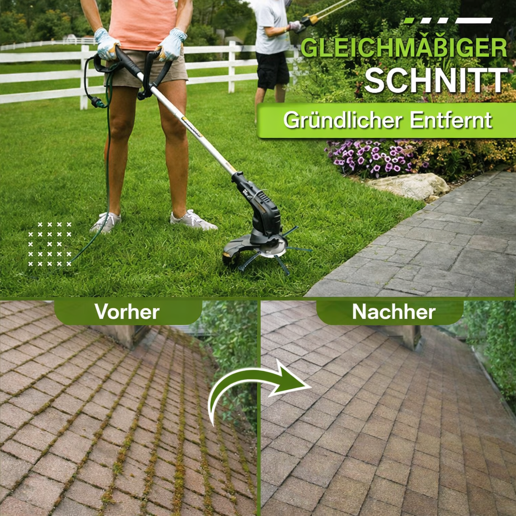 BladeMaster™ — Müheloser Gartenglanz ohne Kraftakt genießen