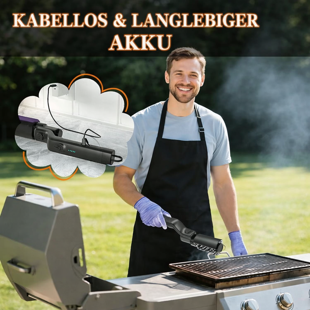 PowerBrush™ — Nie wieder schrubben, nur entspannt glänzende Grills in Minuten!