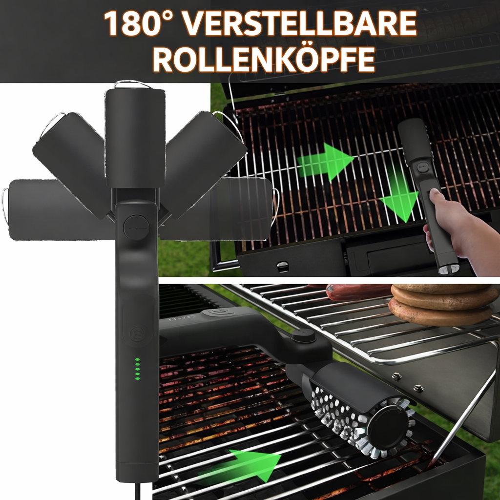 PowerBrush™ — Nie wieder schrubben, nur entspannt glänzende Grills in Minuten!