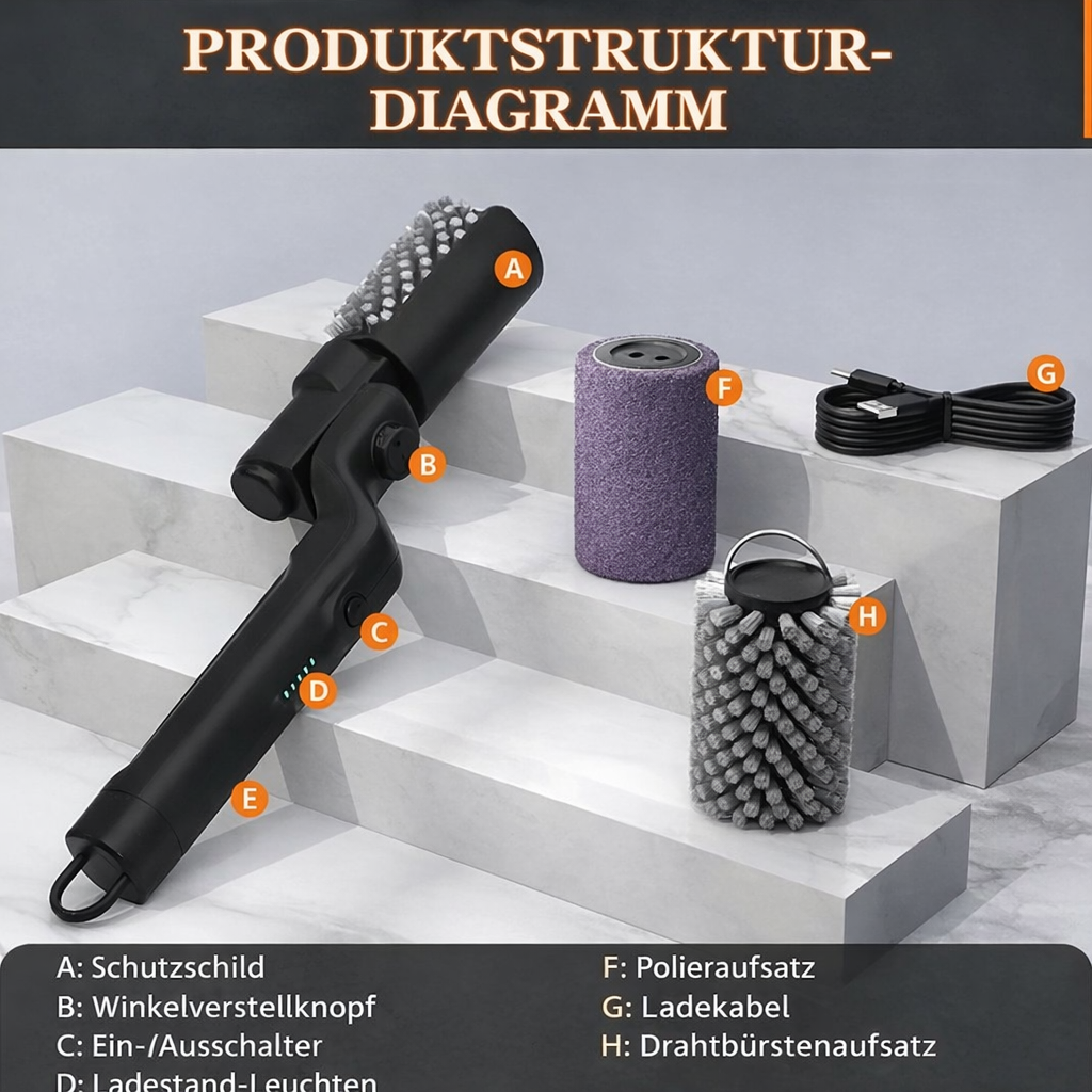 PowerBrush™ — Nie wieder schrubben, nur entspannt glänzende Grills in Minuten!