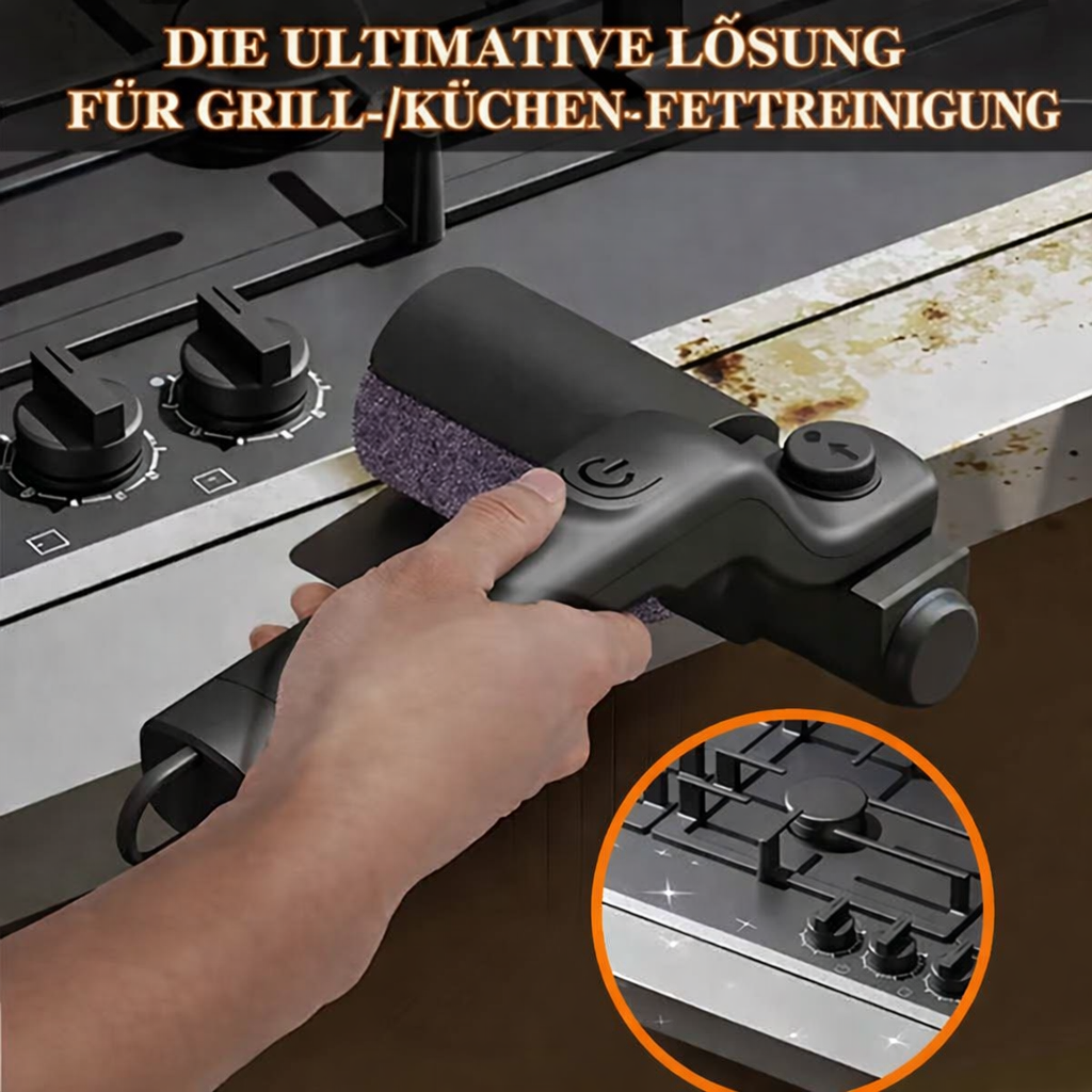 PowerBrush™ — Nie wieder schrubben, nur entspannt glänzende Grills in Minuten!