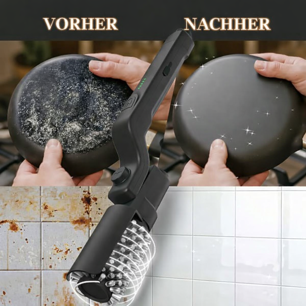 PowerBrush™ — Nie wieder schrubben, nur entspannt glänzende Grills in Minuten!