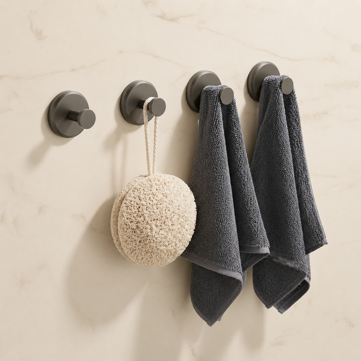 HYBAHAUS Vakuumhaken ohne Bohren – 4er-Set