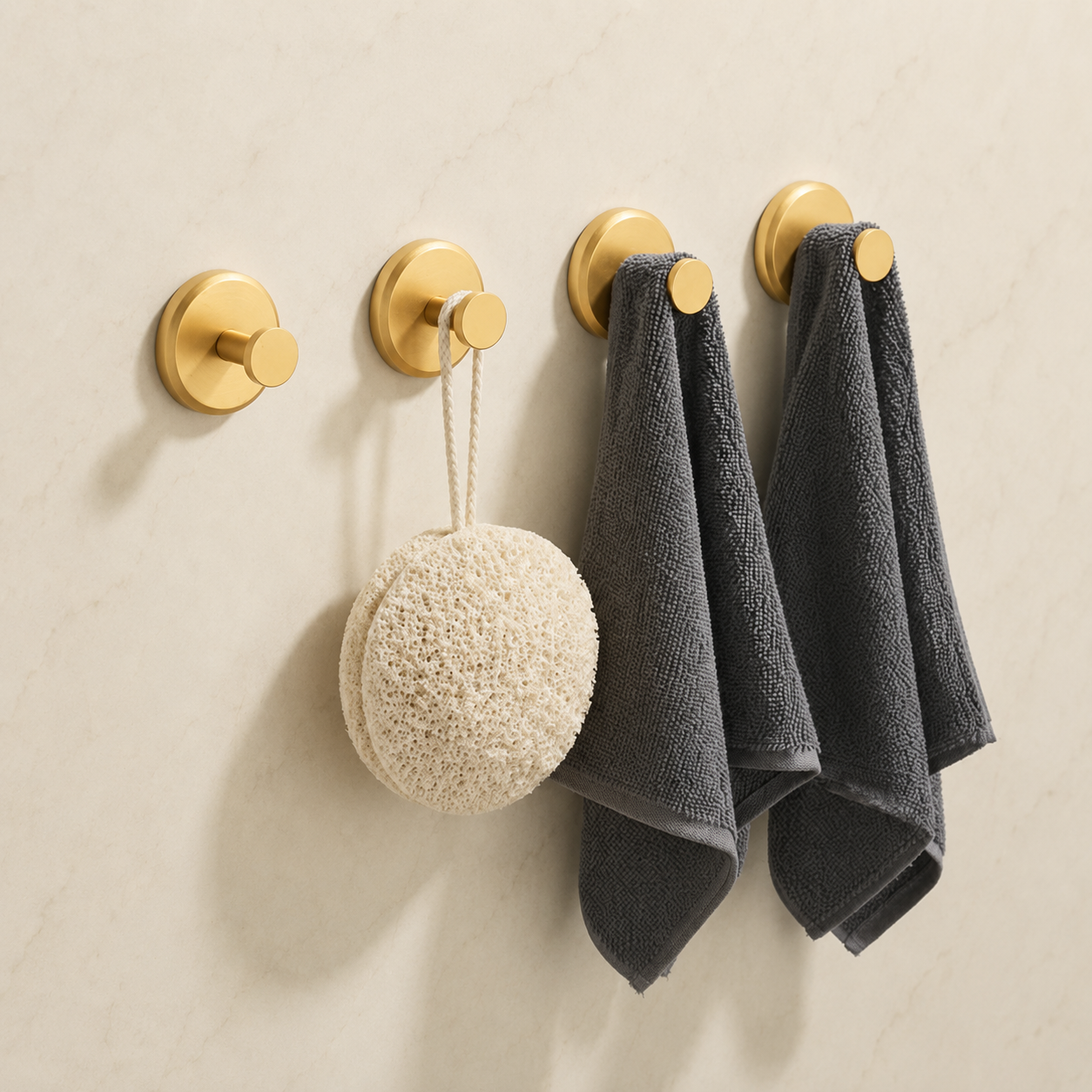 HYBAHAUS Vakuumhaken ohne Bohren – 4er-Set