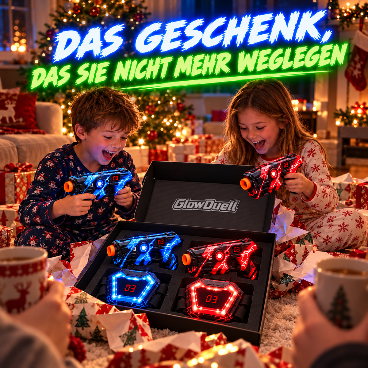 GlowDuell Laser-Tag: je mehr Spieler, desto mehr Action