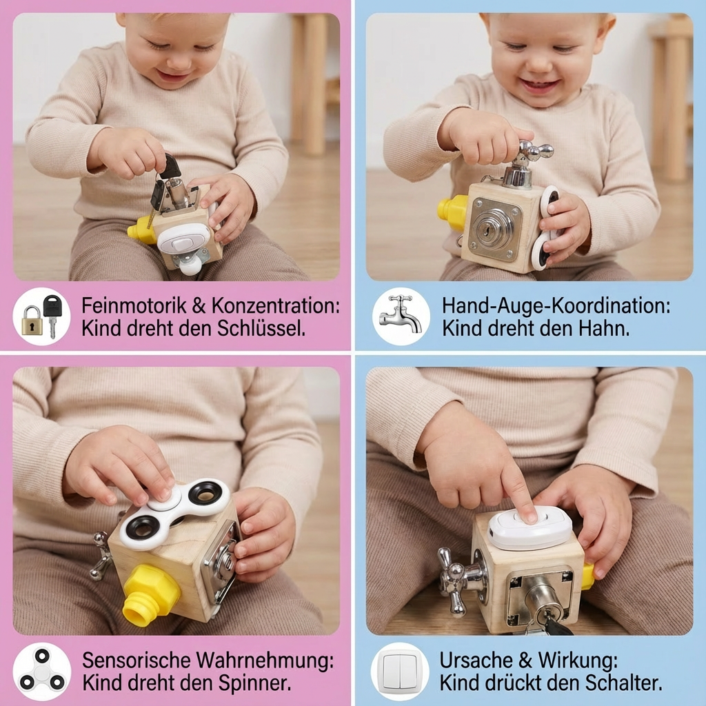 Montessori Spiel & Lern Würfel