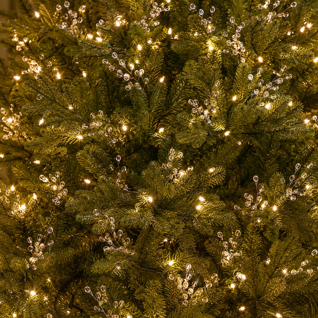 Kristalltropfen-Zweige für den Weihnachtsbaum