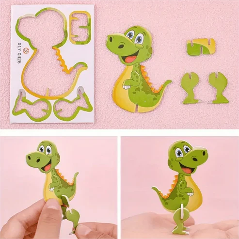 3D Cartoon Puzzle Set für Kinder