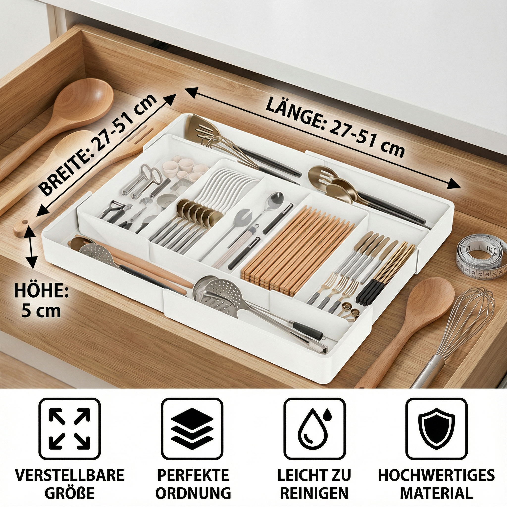 Schubladen Organizer – Küche & Haushalt